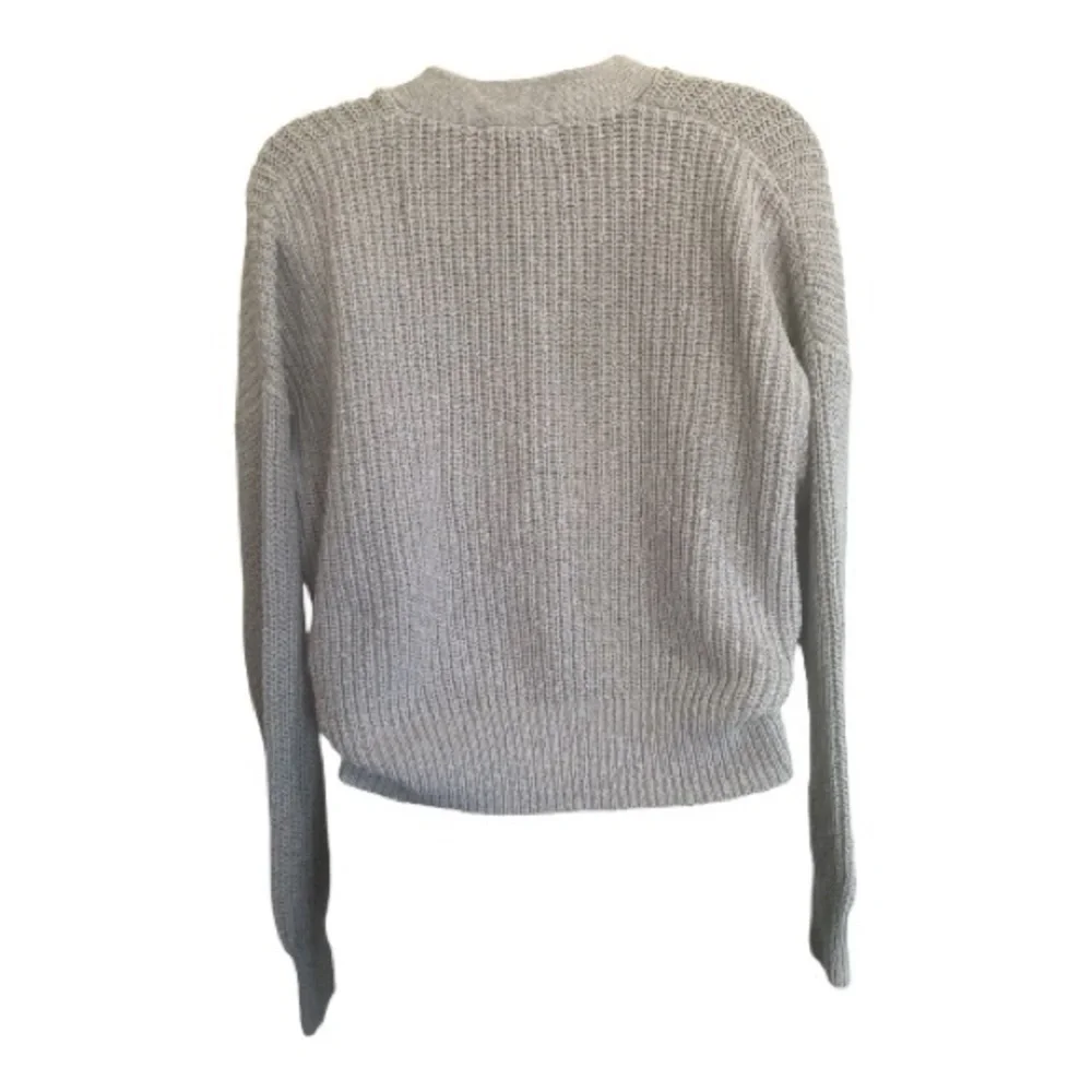Madewell Brenville Crop Cardigan Light Purple Gray Women's Sweater Size S